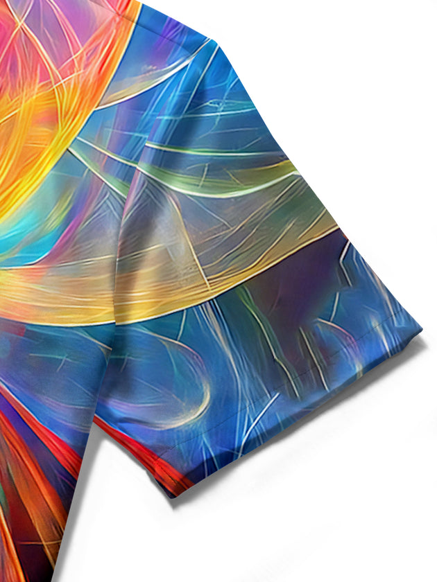 Abstract Women's Short Sleeve Shirts