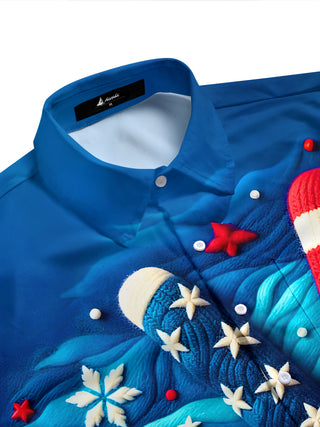 men's American eagle shirt side view