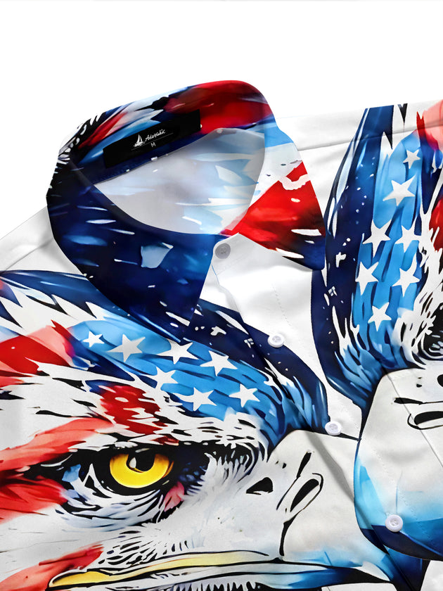 Independence Eagle Men's Pocket Short Sleeve Shirts