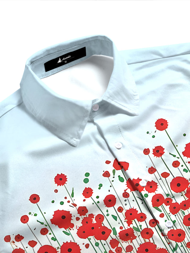 Floral Women's Short Sleeve Shirts