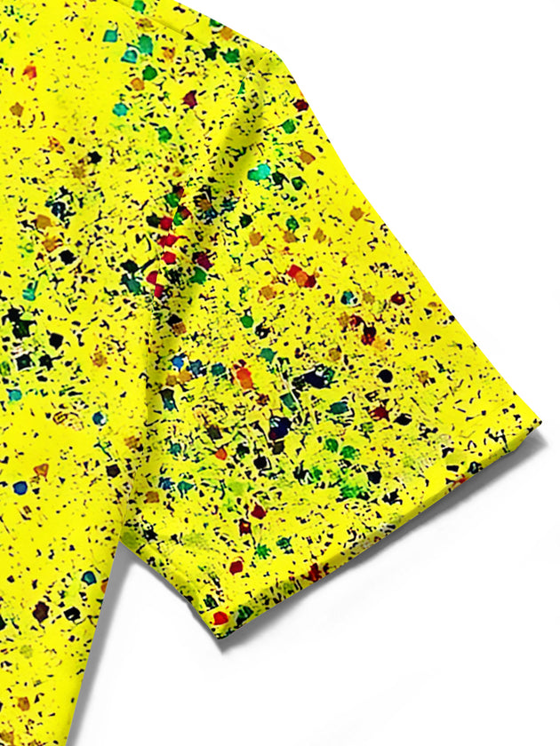 Polka Men's Pocket Short Sleeve Shirts