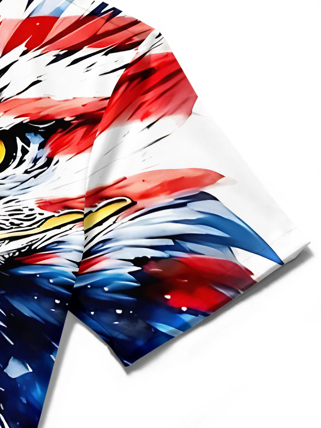 Independence Eagle Men's Pocket Short Sleeve Shirts