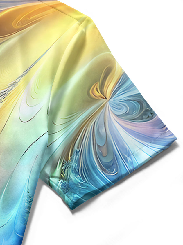 Abstract Women's Short Sleeve Shirts