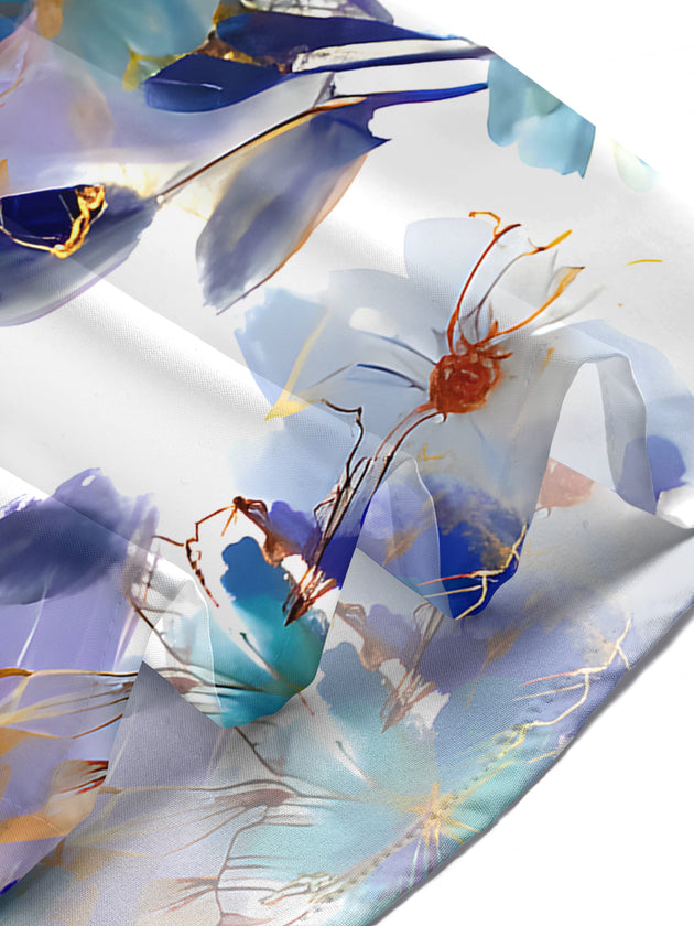 women's floral shirt summer vacation