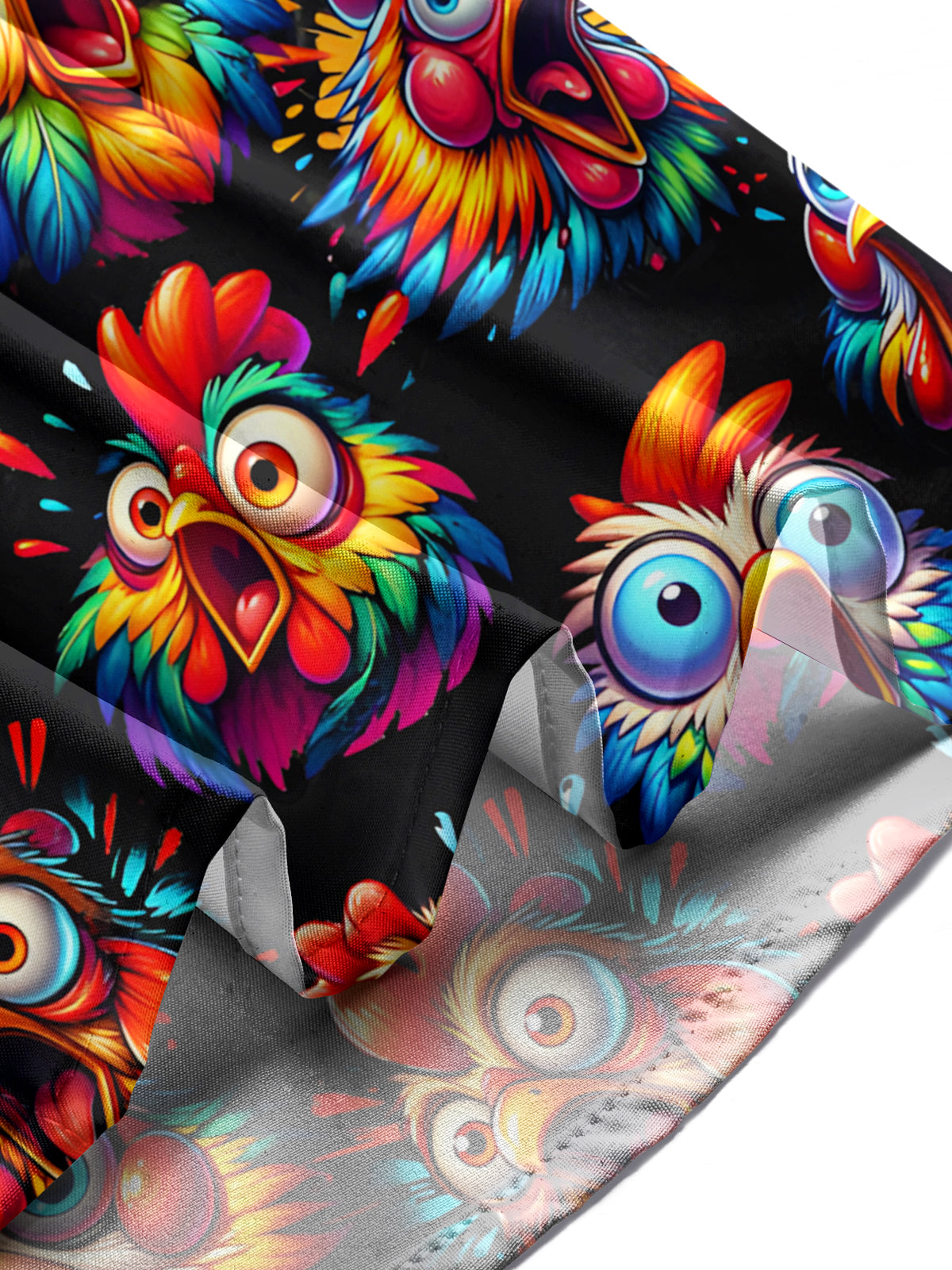 Chicken Men's Pocket Short Sleeve Shirts