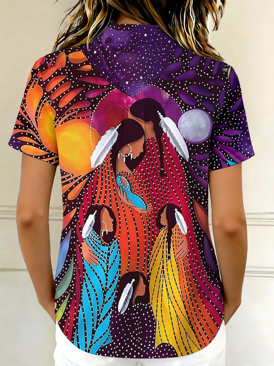 Retro Women's Short Sleeve Shirts