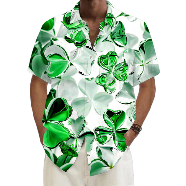 men's printed shirt summer vacation view 7