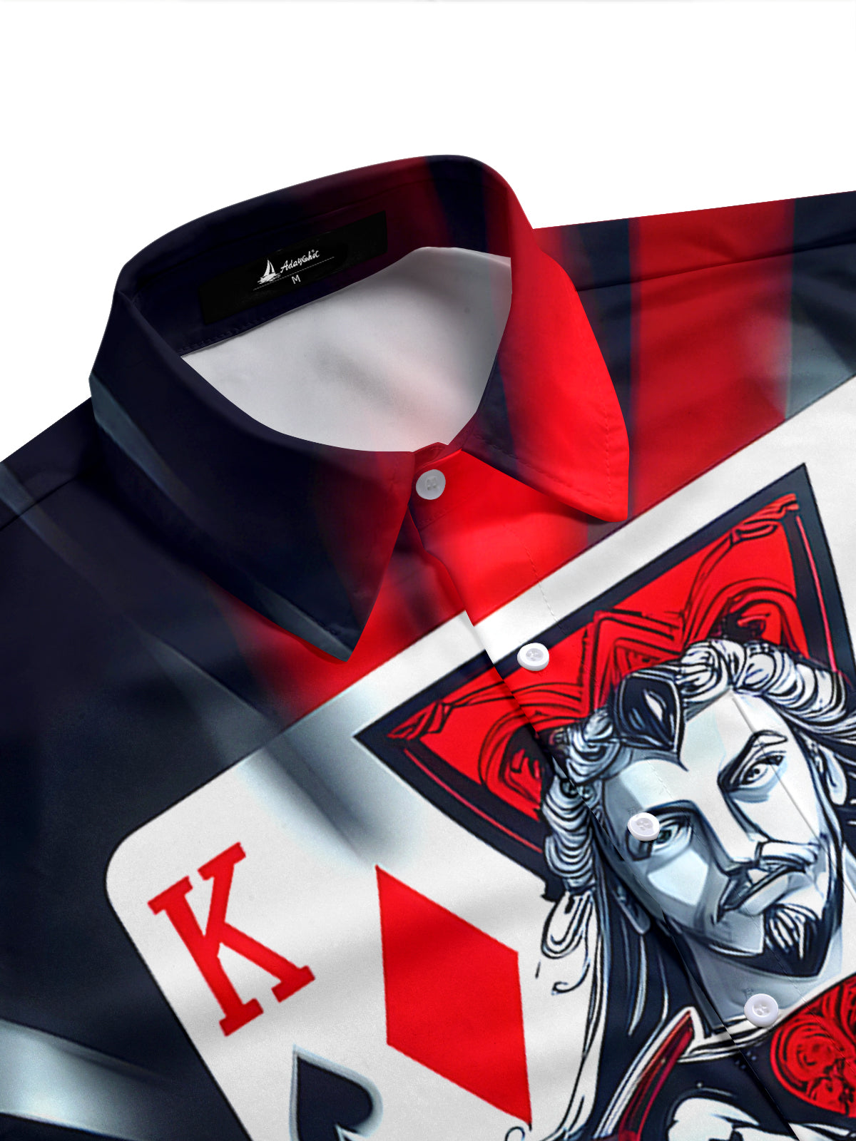 men's short sleeve shirt side view