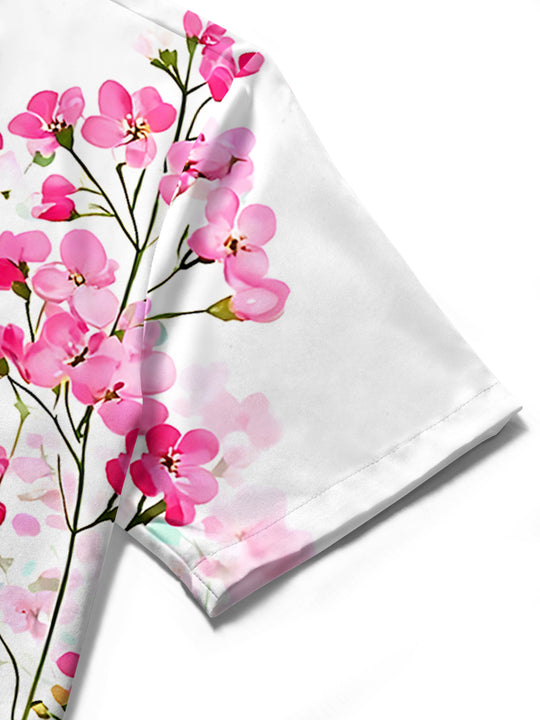 Floral Women's Short Sleeve Shirts