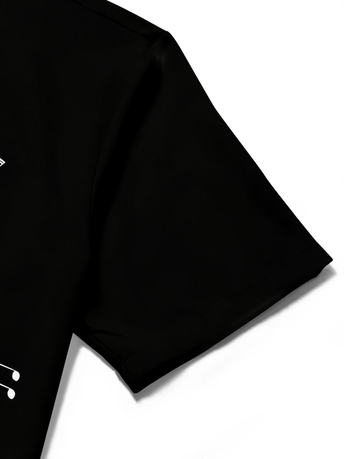 Adaychic Men's Graphic Piano Keyboard Print Short Sleeve Shirt with Chest Pocket