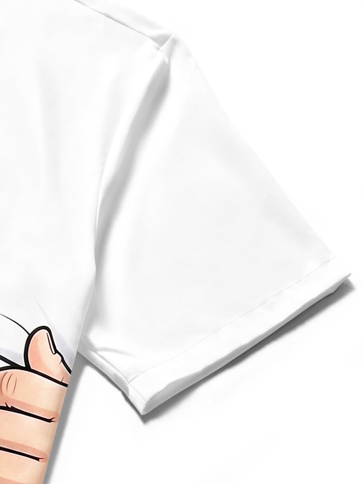 Adaychic Men's Graphic Beer Mug Print Short Sleeve Shirt with Chest Pocket