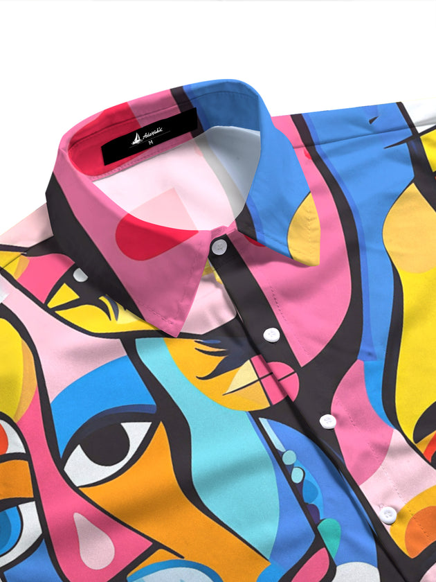 Art Face Women's Short Sleeve Shirts