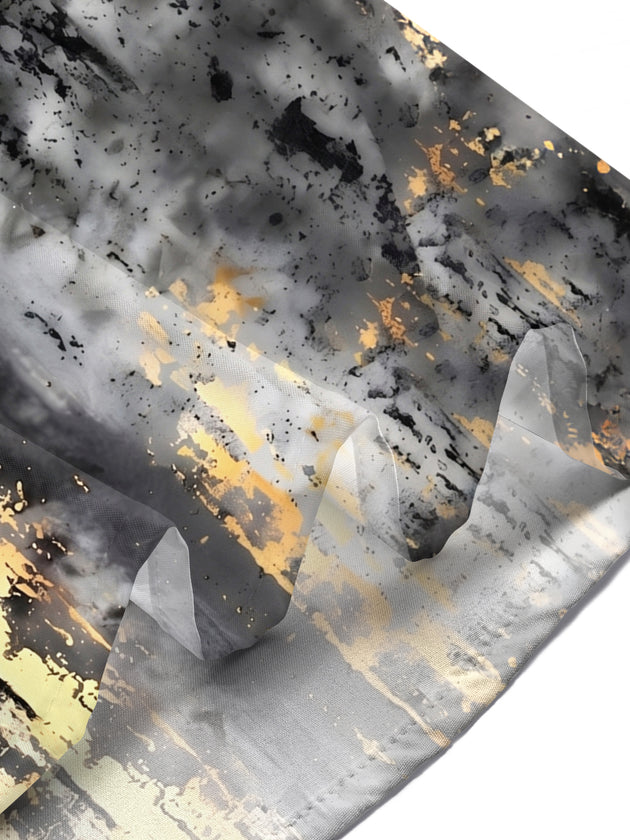 Abstract Men's Pocket Short Sleeve Shirts