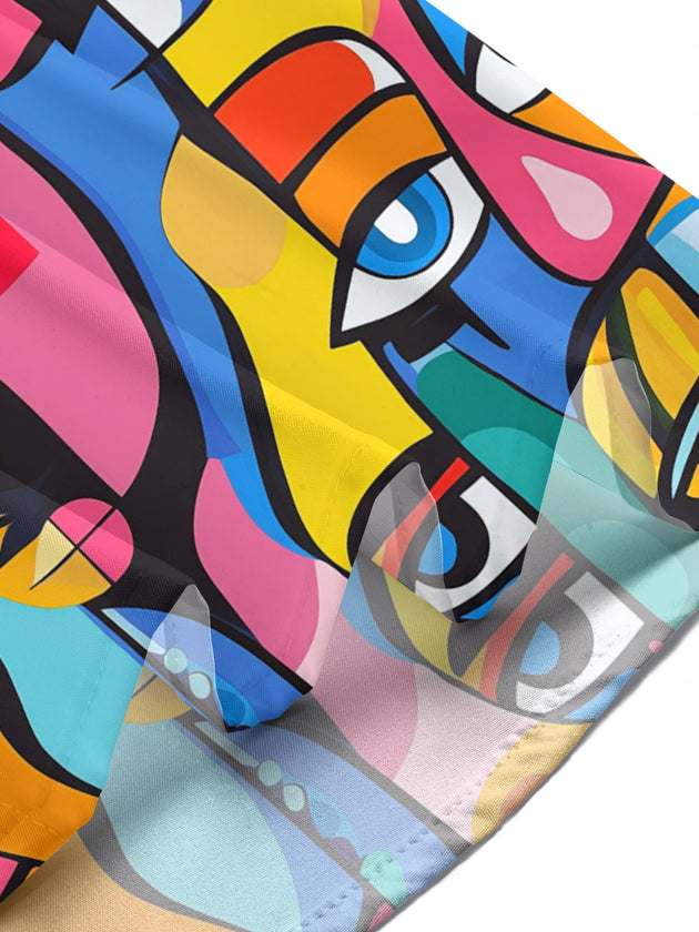 Art Face Women's Short Sleeve Shirts