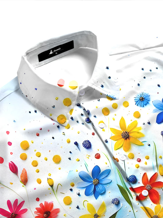 Floral Women's Short Sleeve Shirts