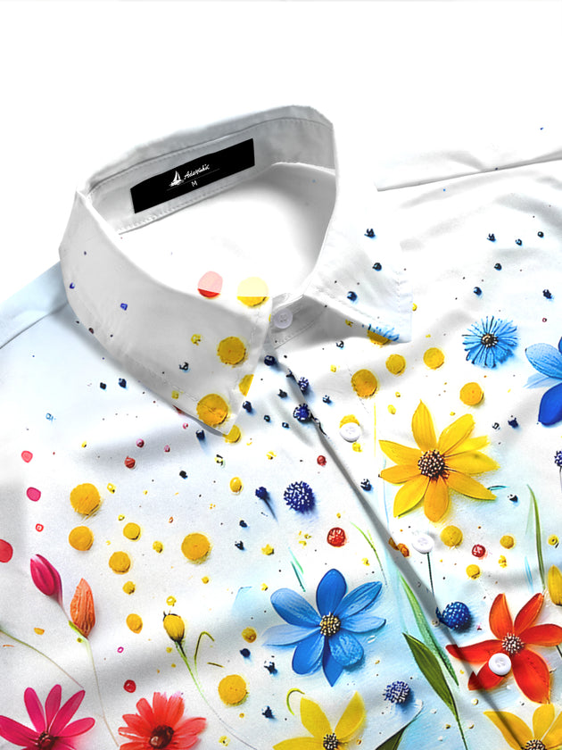 Floral Women's Short Sleeve Shirts