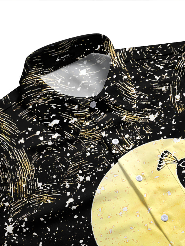Peacock Men's Pocket Short Sleeve Shirts