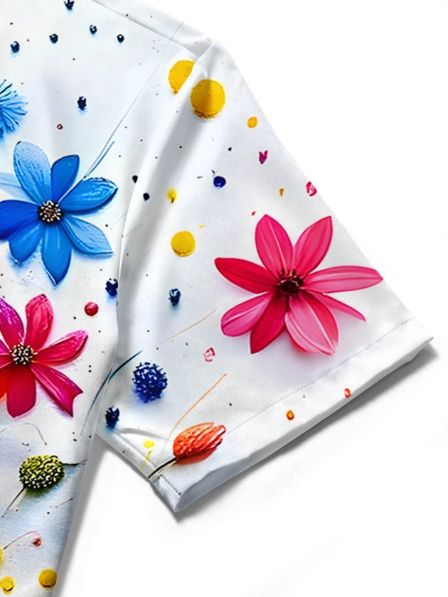 Floral Women's Short Sleeve Shirts
