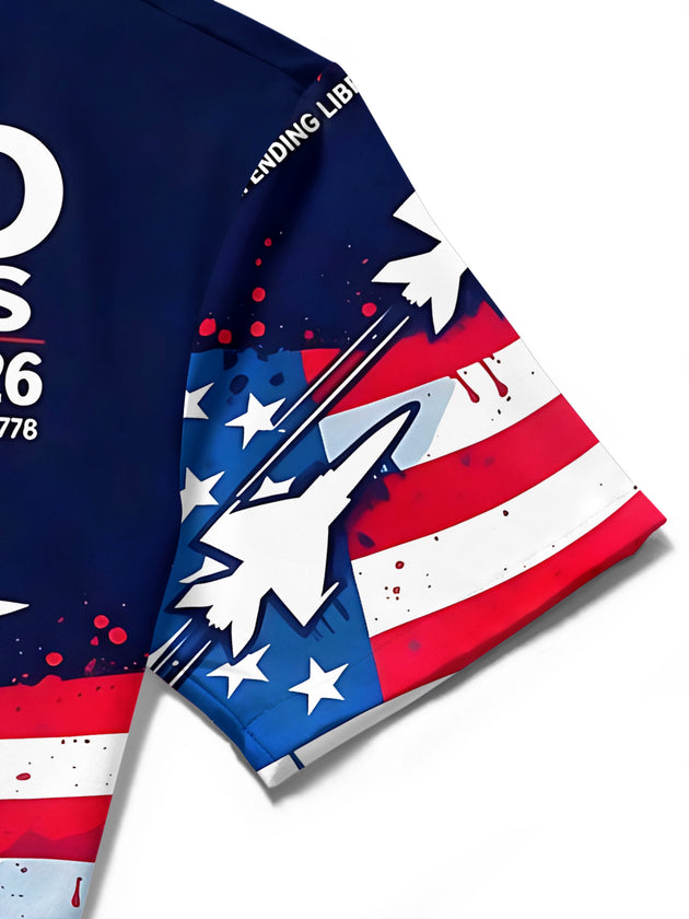 250th Anniversary Celebrate Men's Pocket Short Sleeve Shirts