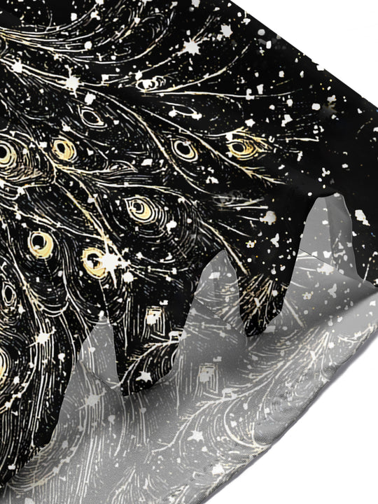 Peacock Men's Pocket Short Sleeve Shirts