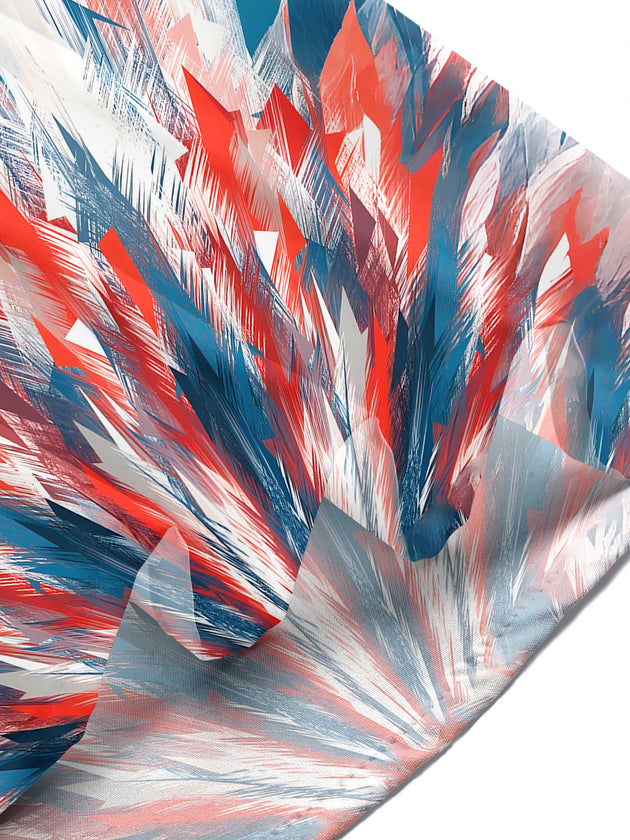 Abstract Men's Pocket Short Sleeve Shirts