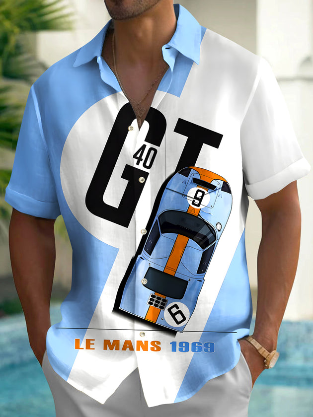 men's shirt front view