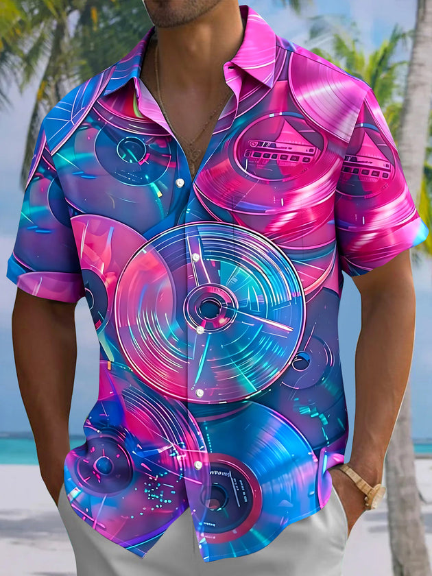 Record Men's Pocket Short Sleeve Shirts
