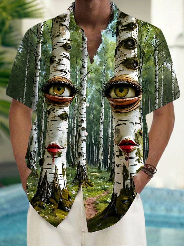 Tree Men's Pocket Short Sleeve Shirts