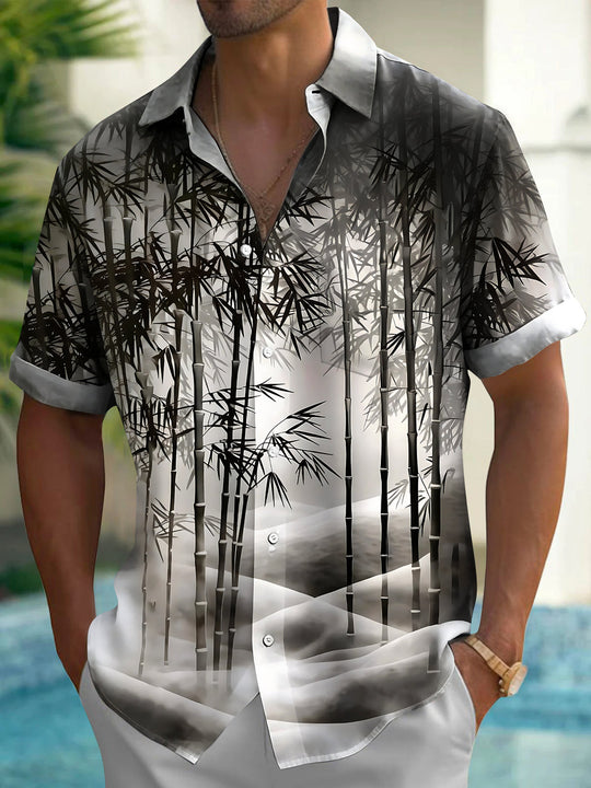 Bamboo Men's Pocket Short Sleeve Shirts