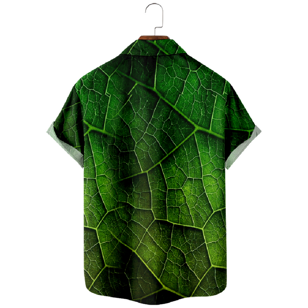 men's short sleeve shirt side view