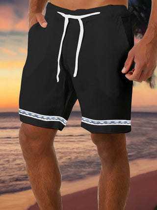 Men casual shorts back view with pocket design