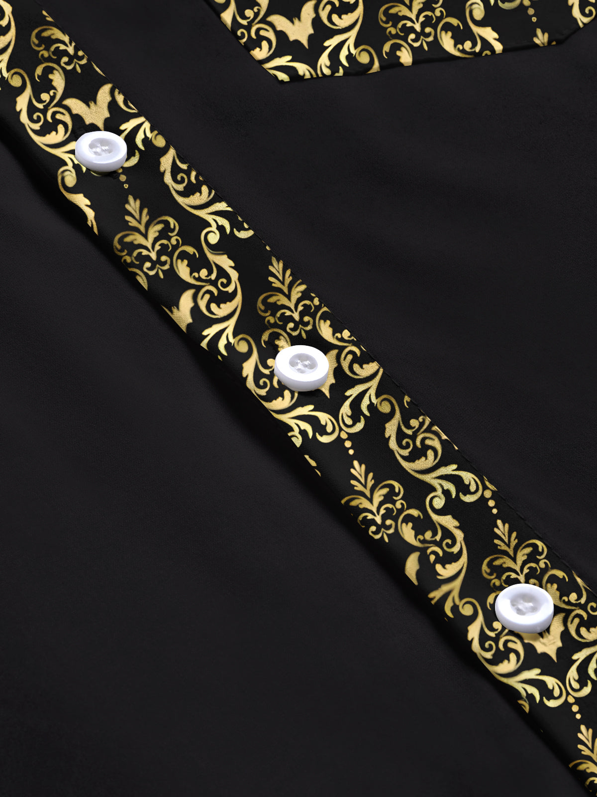 Retro Ethnic Graphic Print Men's Pocket Short Sleeve Shirts