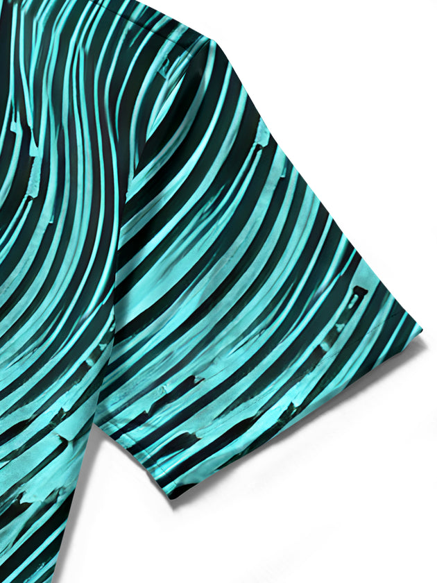 men's patterned sweater shirt close-up short sleeve