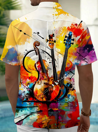 men's novelty sweater shirt back view