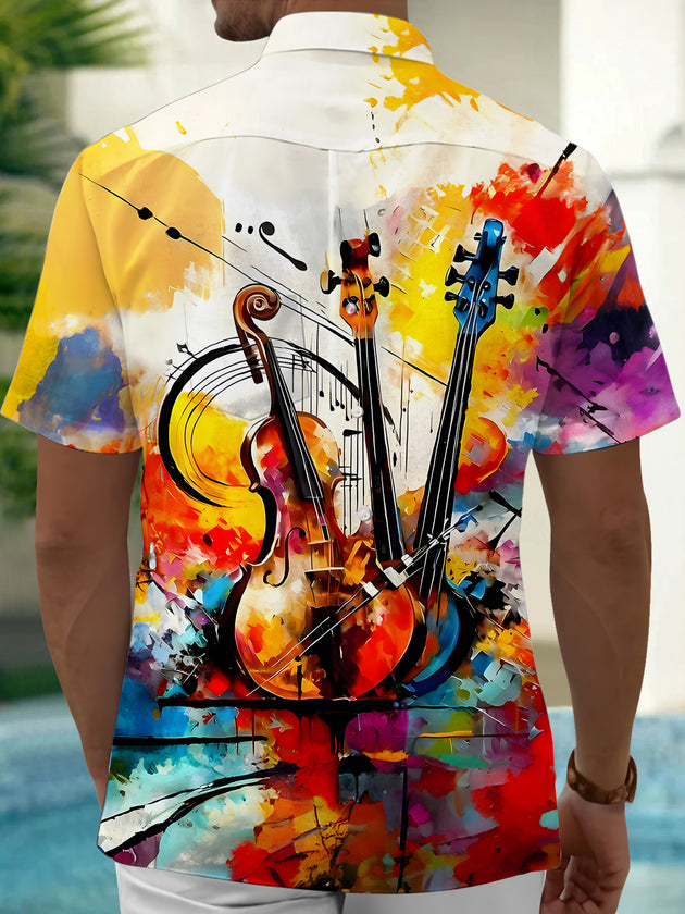 men's novelty sweater shirt back view
