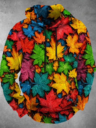 men's travel print shirt back view