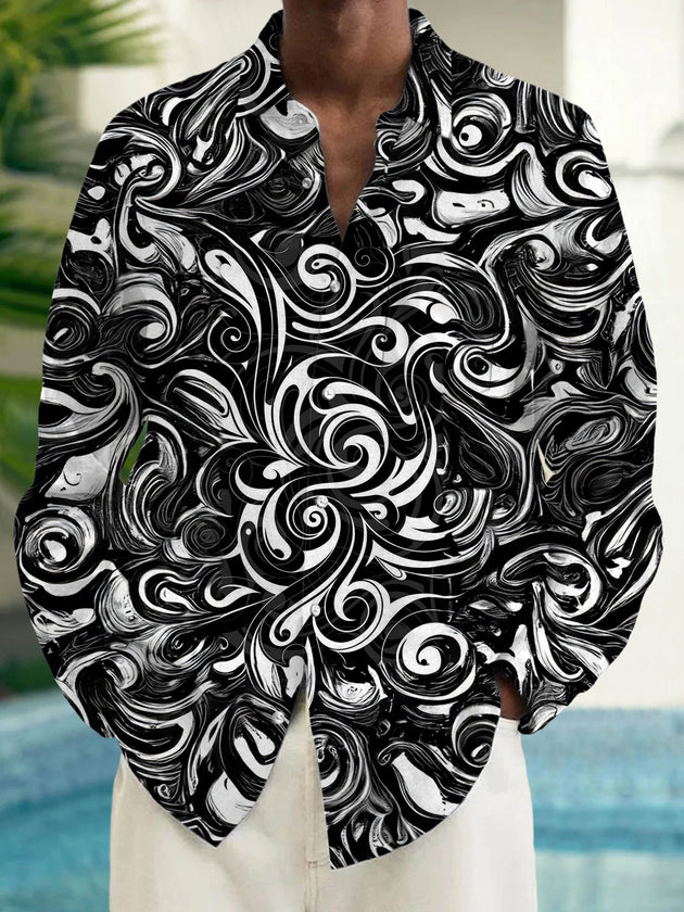 men's casual shirt front view