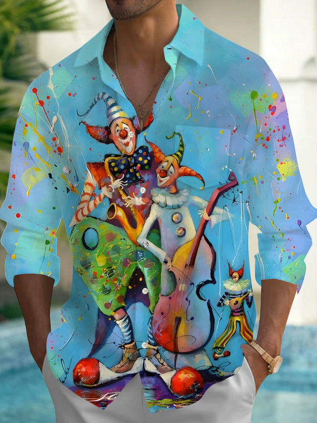 men's shirt front view