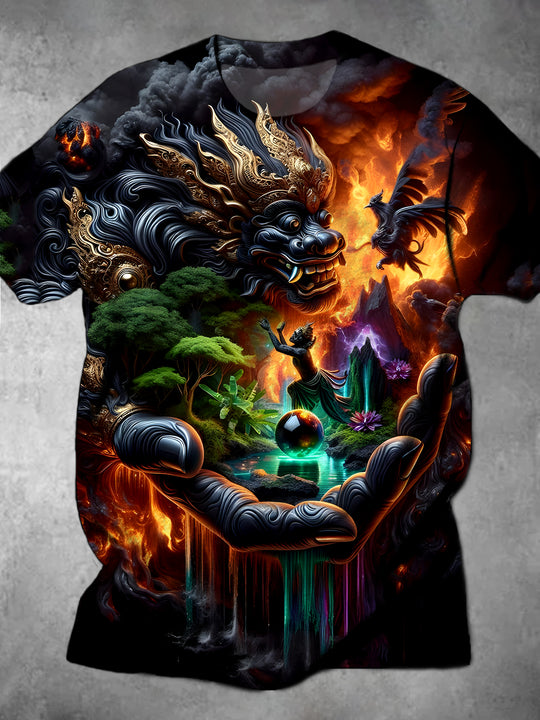 men's graphic t-shirt front view