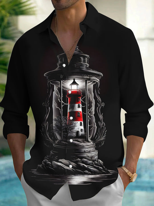 men's shirt front view