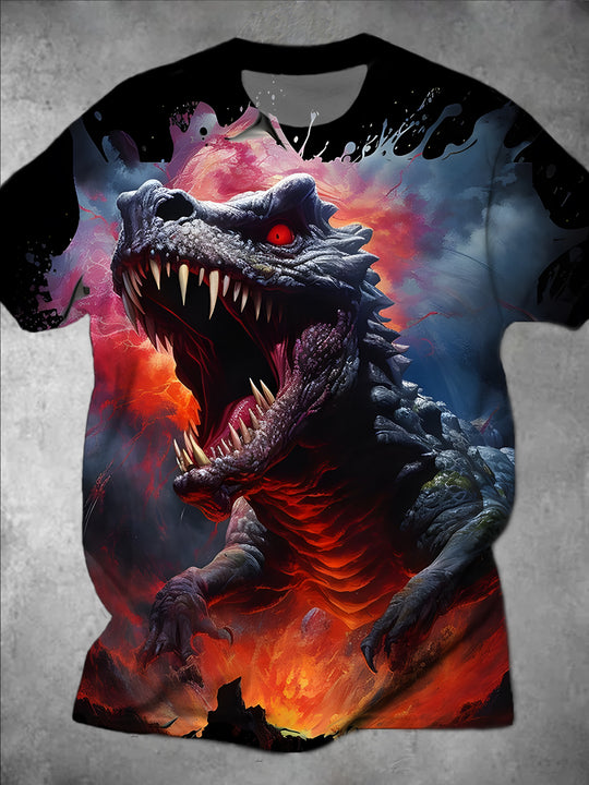 men's music print graphic t-shirt front view