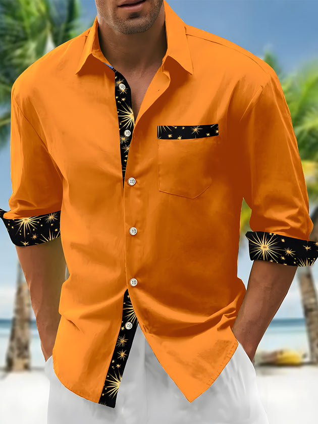 men's shirt front view