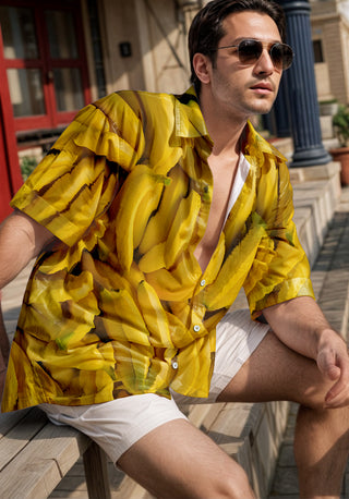 men's shirt front view