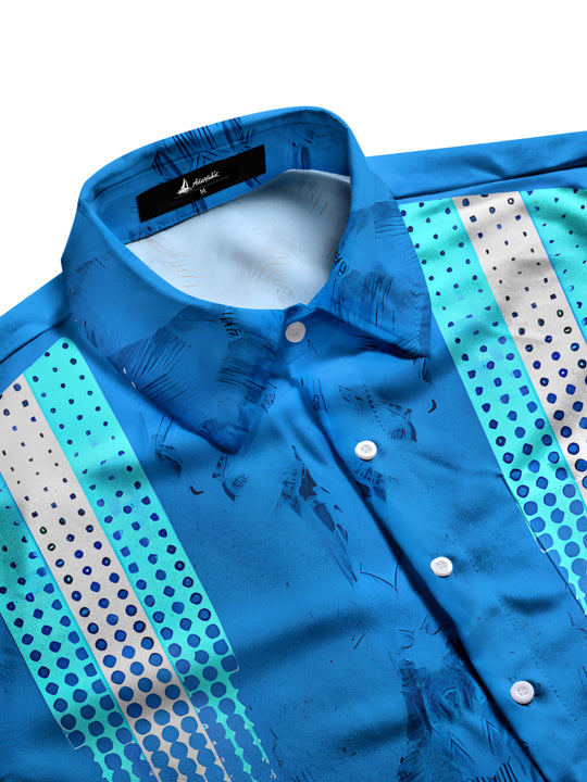 men's short sleeve shirt side view