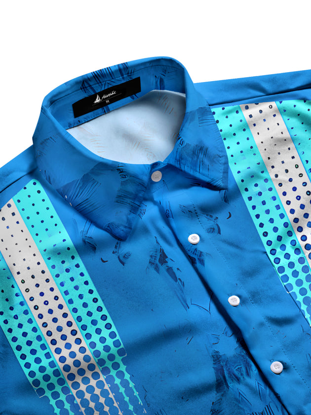 men's short sleeve shirt side view