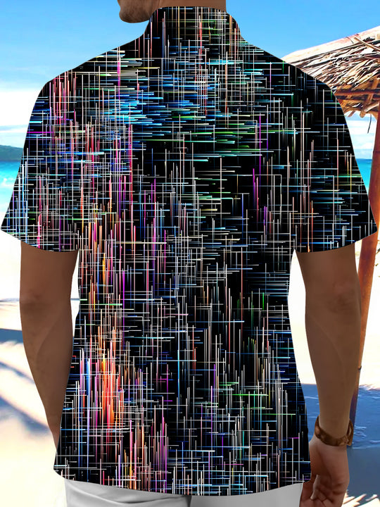 men's short sleeve shirt side view