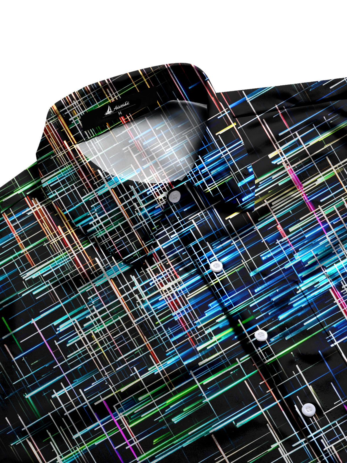 Geometry Men's Pocket Short Sleeve Shirts