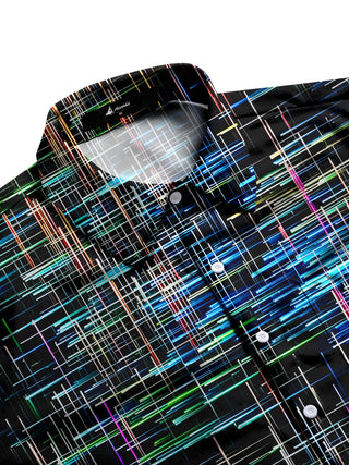 men's short sleeve shirt side view