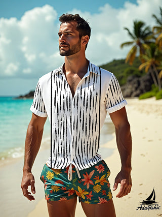 men's shirt front view