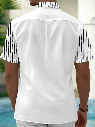 men's short sleeve shirt side view